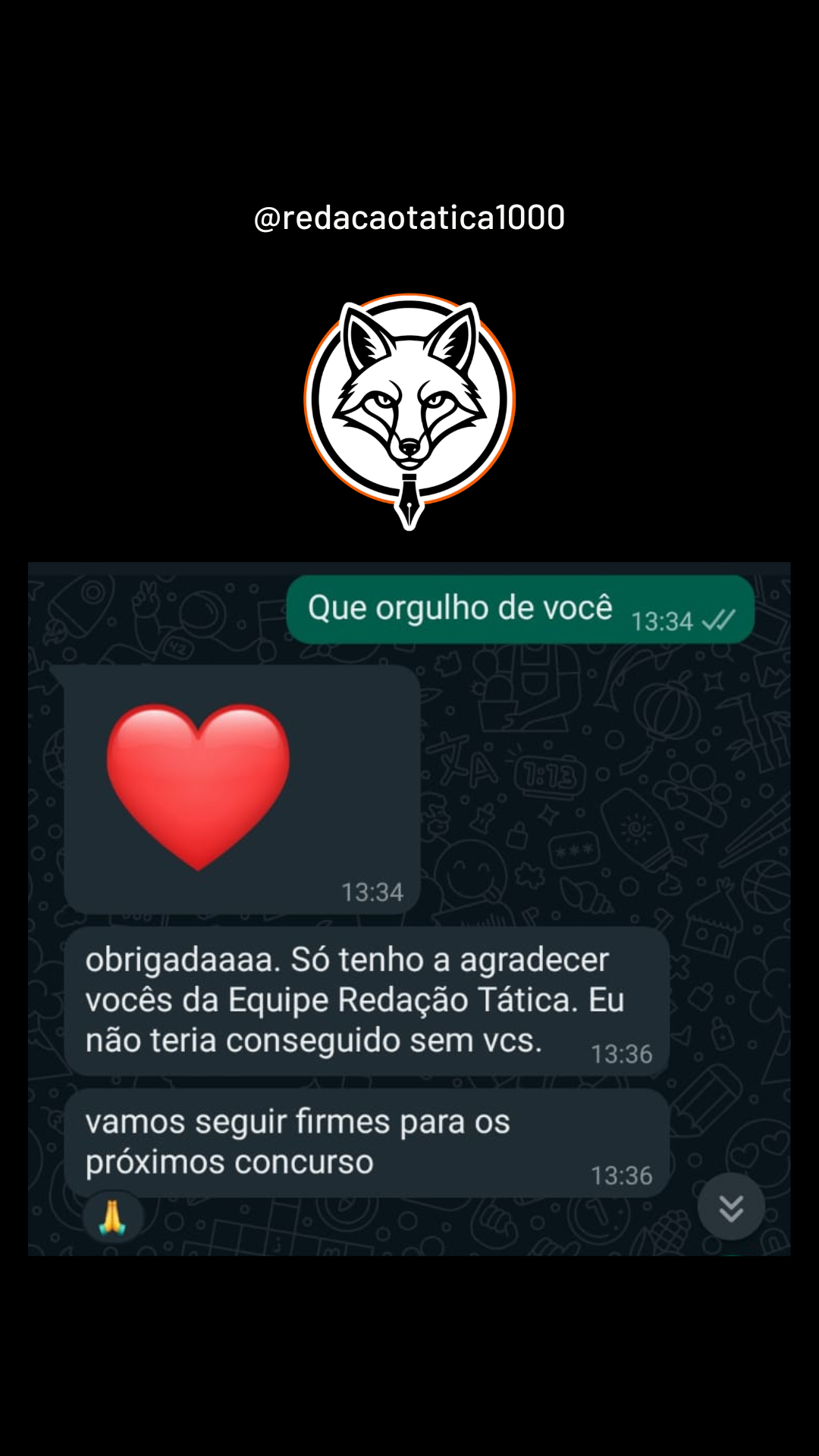 Feedback aluno 9